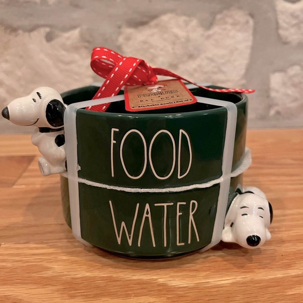Peanuts x Rae Dunn Pet Dishes